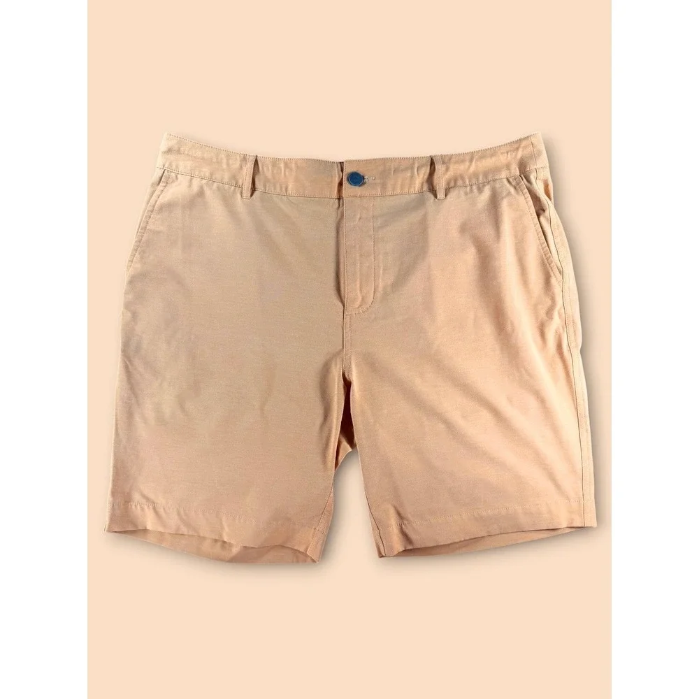 Faherty All Day Shorts Mens 36 Desert Tan Hybrid Stretch Swim Chino MSC0012